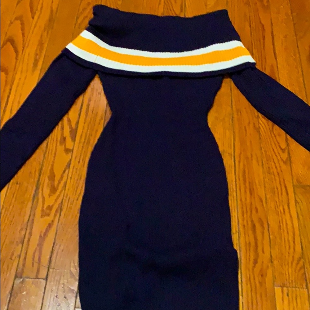 Off the shoulder midi dress